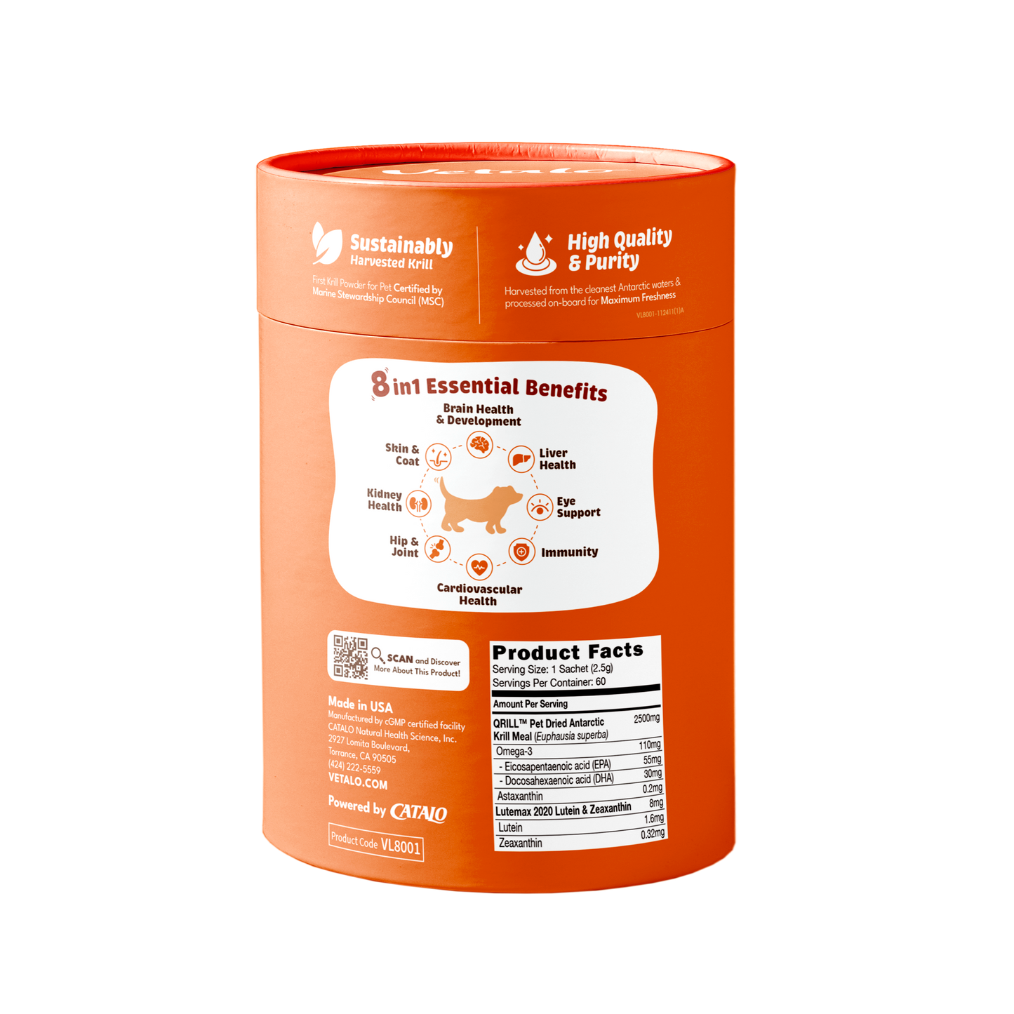 Ultra Pet Max 極效皇牌磷蝦粉
Omega 3
奧米加3
高效能 ‧ 易吸收‧ 抗氧化
補充軟骨 潤滑關節 維持活力
改善淚痕 維護視力健康
保持皮膚健康 維持亮麗毛髮
強化心臟機能
保護腎臟功能
維持腦部和神經健康
增強排毒代謝 預防肝臟疾病
提升免疫力
寵物健康
寵物營養補充品
磷蝦粉的好處
如何選擇磷蝦粉給寵物
寵物磷蝦粉推薦
磷蝦粉對狗狗的好處
磷蝦粉對貓咪的好處
寵物營養補充品